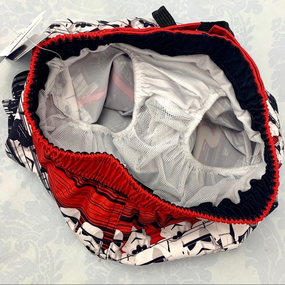 StarWars Darth Vader Swim Trunks for little boy, 4 - Picture 4 of 7